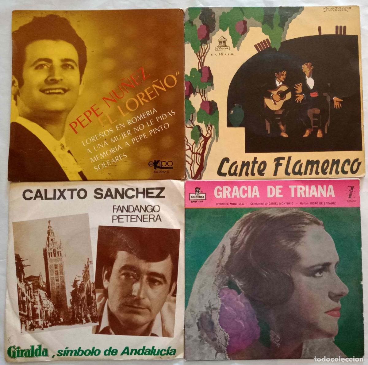 Discos de vinilo: FLAMENCO - 45 DISCOS SENCILLOS SINGLES Y EPs - Foto 3