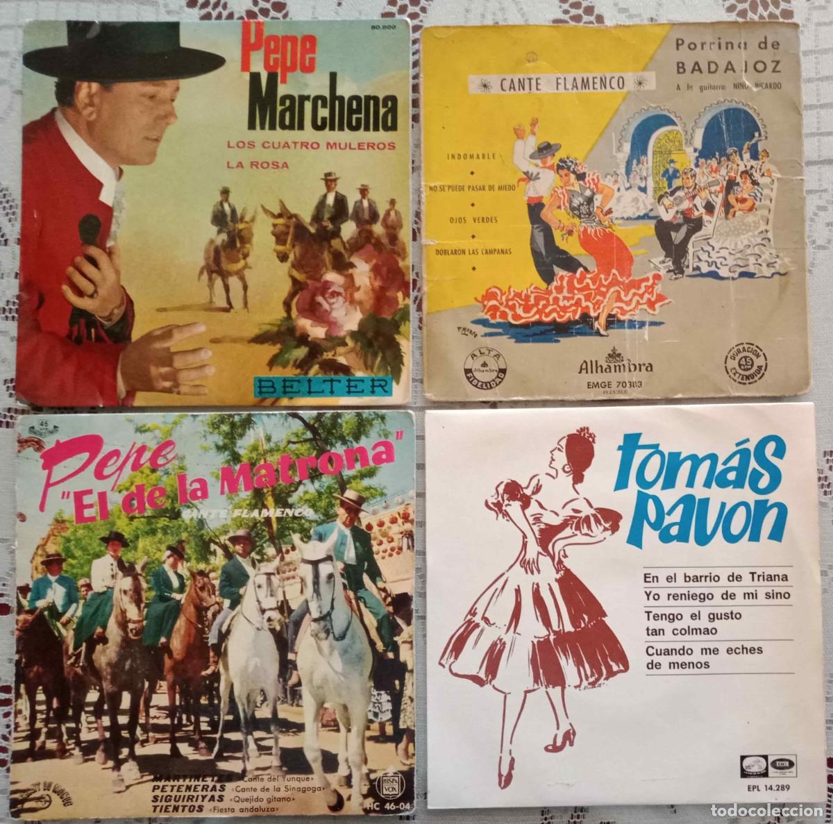 Discos de vinilo: FLAMENCO - 45 DISCOS SENCILLOS SINGLES Y EPs - Foto 7