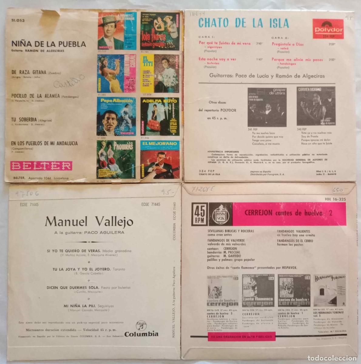 Discos de vinilo: FLAMENCO - 45 DISCOS SENCILLOS SINGLES Y EPs - Foto 10