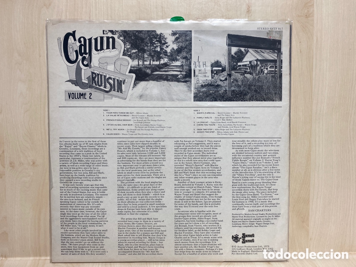 Discos de vinilo: Various - Cajun Cruisin Volume 2 (LP, Comp) - Foto 2