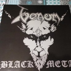 Discos de vinilo: VENOM BLACK METAL LP 180 GRAMOS. Lote 389788729