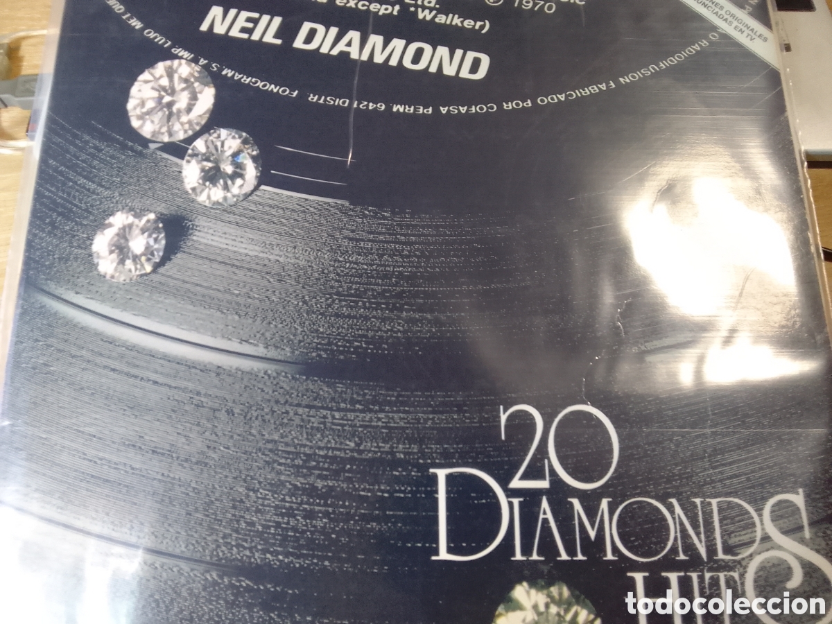 Discos de vinilo: NEIL DIAMOND 20 DIAMONDS HITS - Foto 1