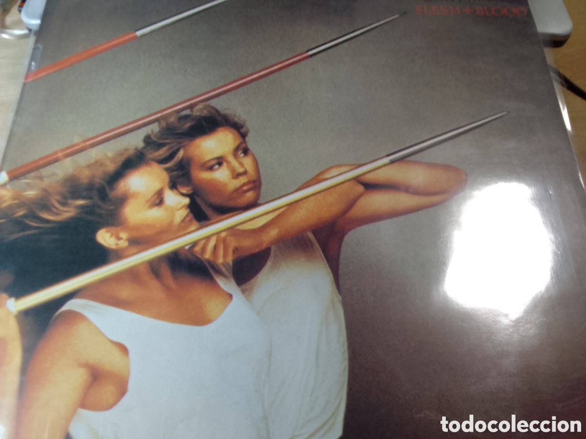 Discos de vinilo: ROXY MUSIC FLESH + BLOOD - Foto 1