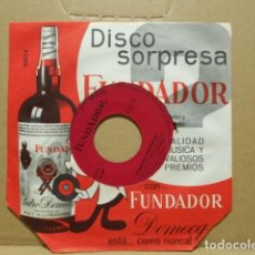 Discos de vinilo: DISCO SORPRESA , FUNDADOR , CANCIÓN ESPAÑOLA , 1965. Lote 389865214