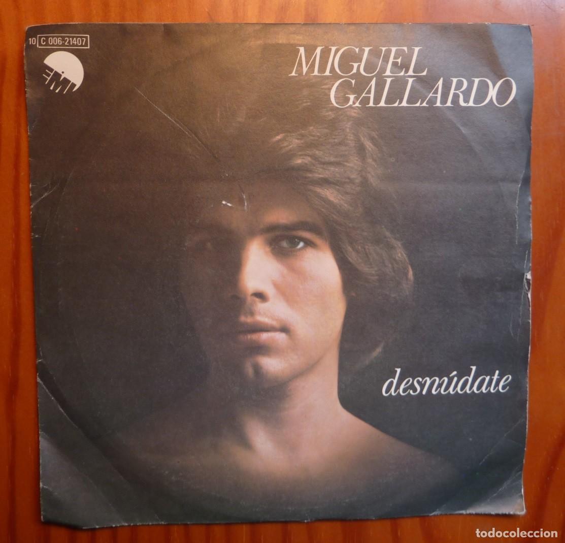 Discos de vinilo: MIGUEL GALLARDO / DESNUDATE / 1977 / SINGLE - Foto 1