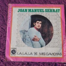 Discos de vinilo: JOAN MANUEL SERRAT – LA, LA, LA, VINYL 7” SINGLE 1968 SPAIN NOX - 60. Lote 389890664