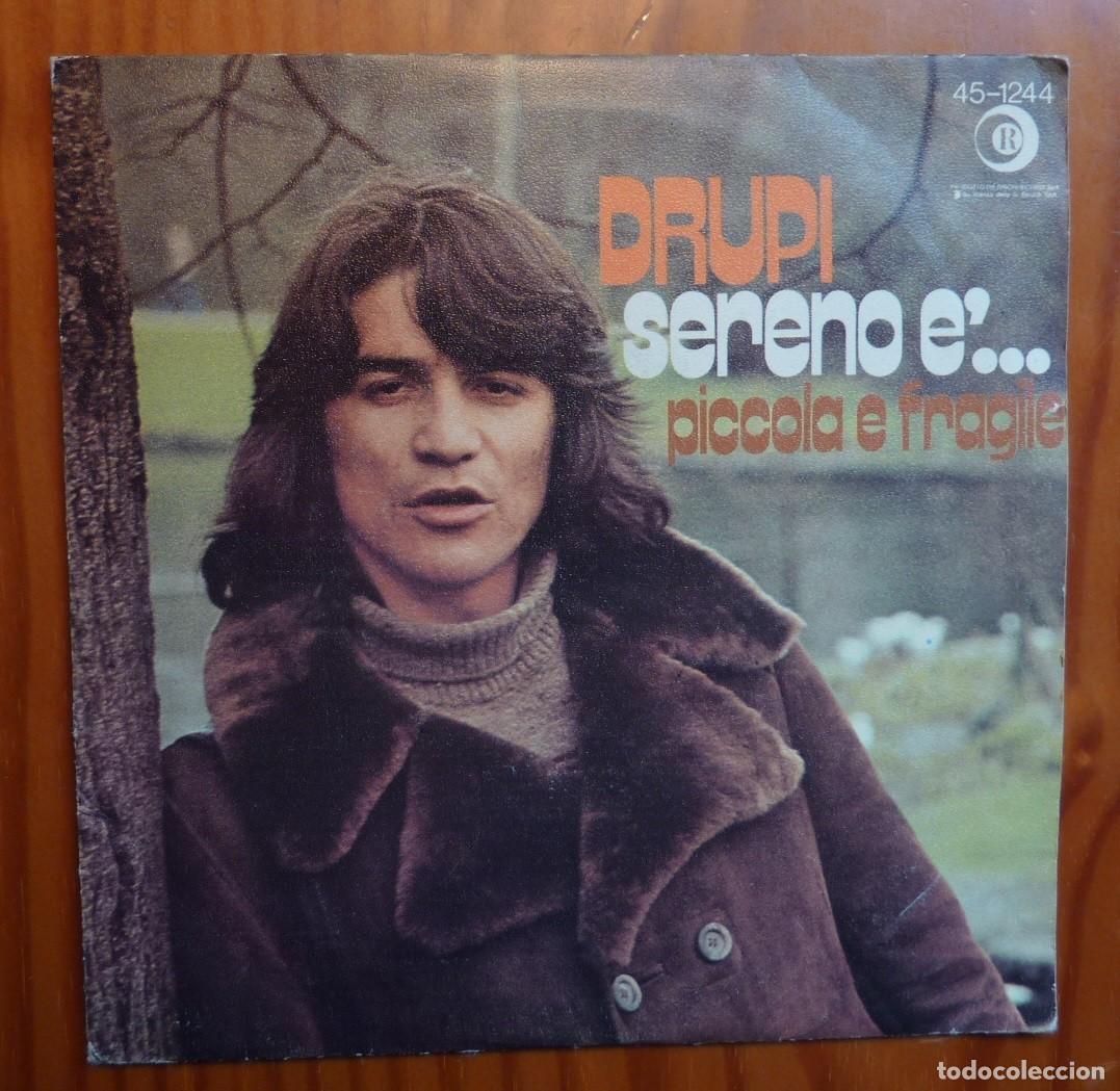 Discos de vinilo: DRUPI / SERENO &Eacute; / 1975 / SINGLE - Foto 1