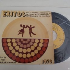 Discos de vinilo: EXITOS DEL IX FESTIVAL NACIONAL DE LA CANCION DE PRIMAVERA-EP 1973-ALCAZAR DE SAN JUAN. Lote 389918869