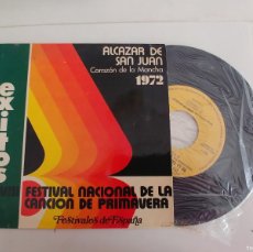 Discos de vinilo: EXITOS DEL VIII FESTIVAL NACIONAL DE LA CANCION DE PRIMAVERA-EP 1972 ALCAZAR DE SAN JUAN. Lote 389921699