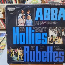 Discos de vinilo: ABBA / THE HOLLIES / THE RUBETTES - LP. SELLO LUXOR GOLD POPULAR 1974. Lote 389925164
