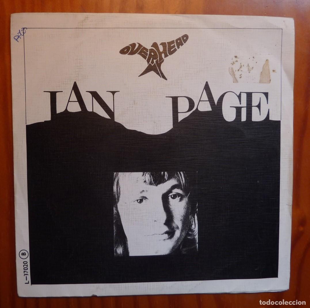 Discos de vinilo: IAN PAGE / OVER MY HEAD / 1979 / SINGLE - Foto 1