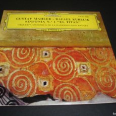 Discos de vinilo: GUSTAV MAHLER LP RAFAEL KUBELIK SINFONIA Nº 1 EL TITAN DEUTSCHE GRAMMOPHON ESPAÑA 1971