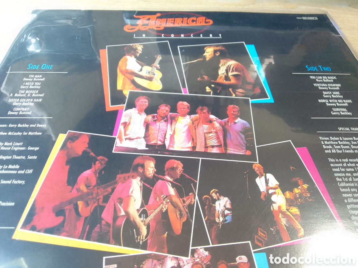 Discos de vinilo: AMERICA IN CONCERT - Foto 2