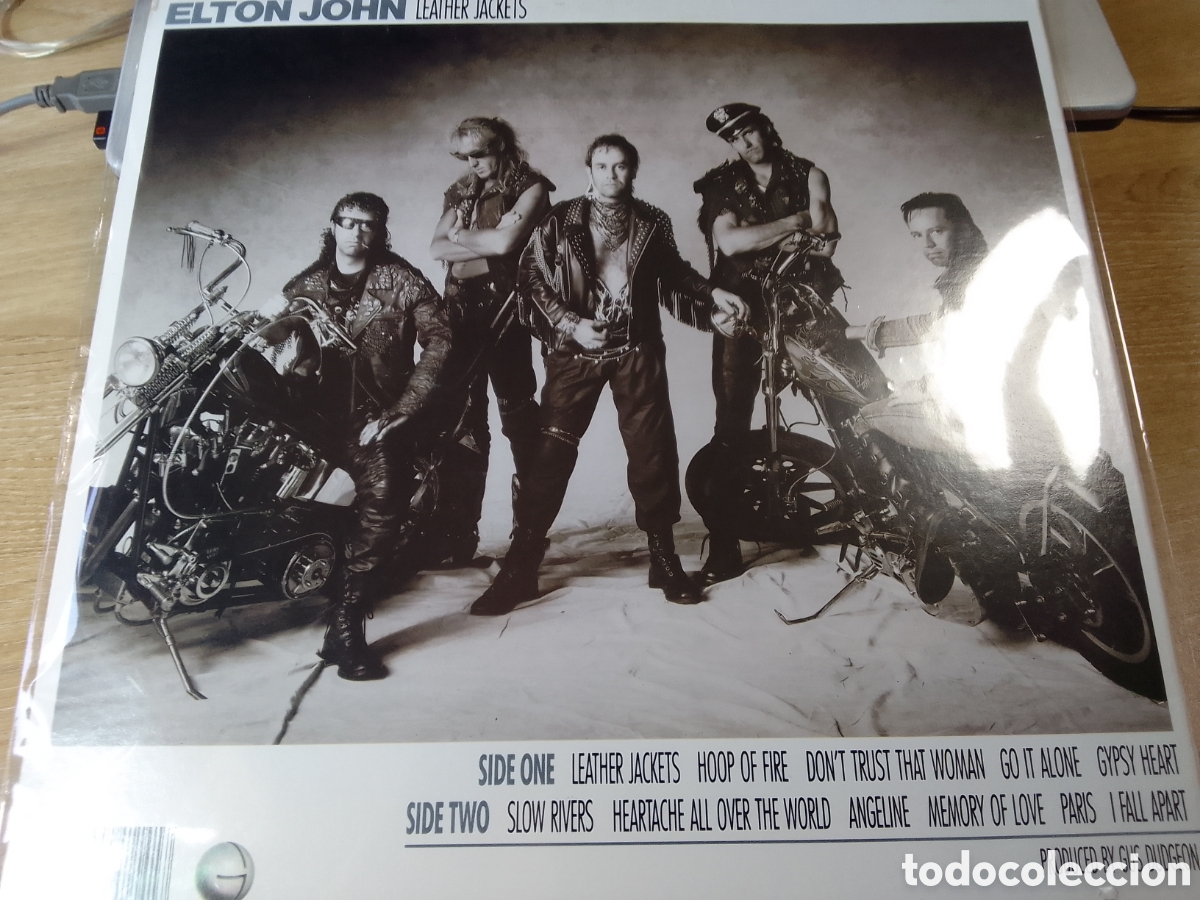 Discos de vinilo: ELTON JOHN KEATHER JACKETS - Foto 2