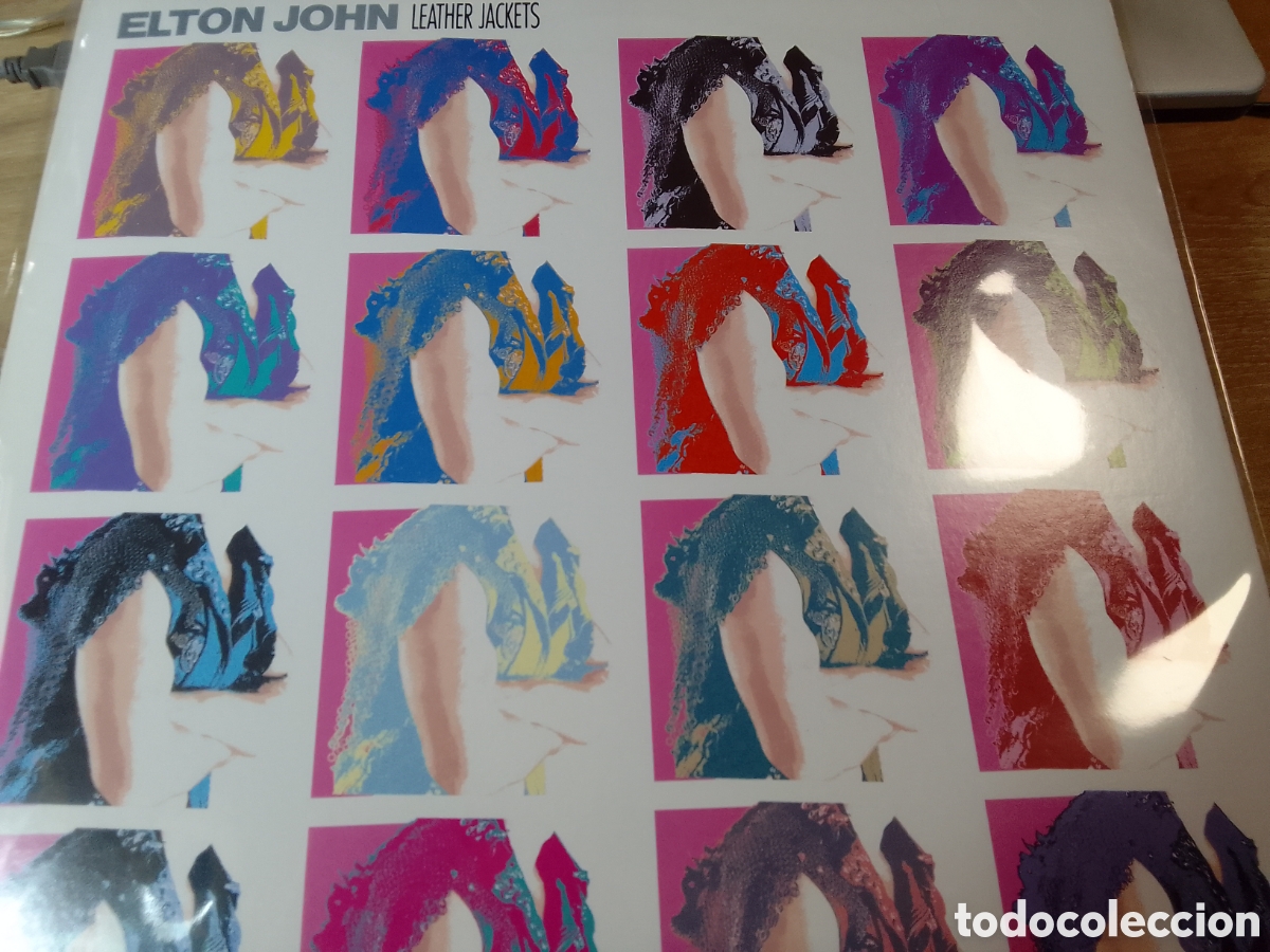 Discos de vinilo: ELTON JOHN KEATHER JACKETS - Foto 1