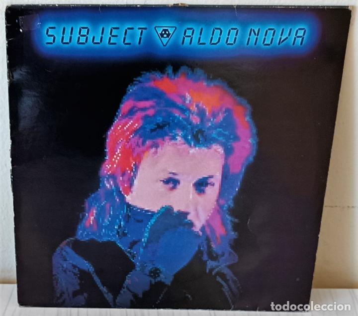 Discos de vinilo: ALDO NOVA - SUBJECT PORTRAIT EDIC. INGLESA - 1983 - Foto 1
