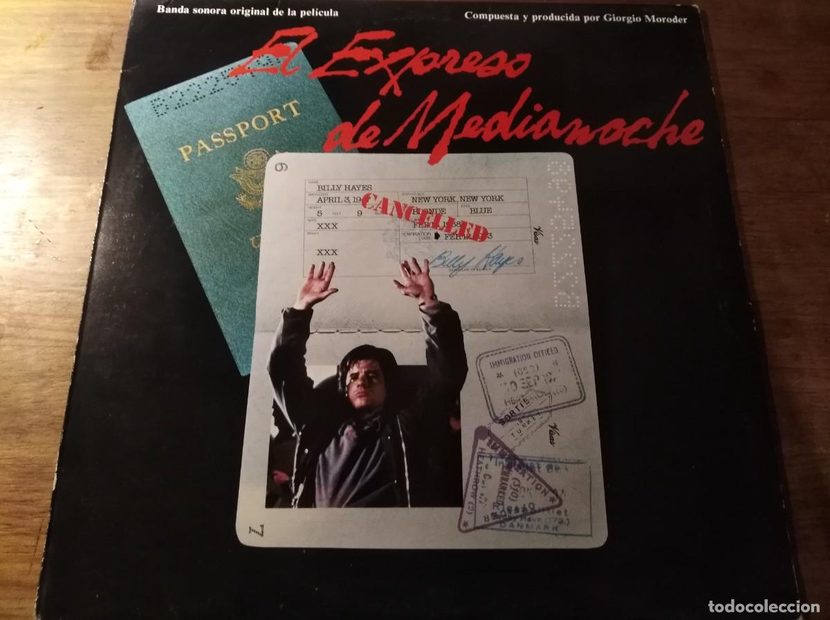 Discos de vinilo: GIORGIO MORODER - EL EXPRESO DE MEDIANOCHE ********* LP ESPA&Ntilde;OL 1987 - Foto 1