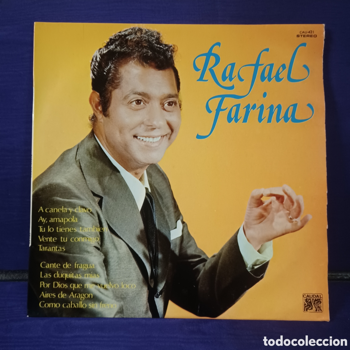 Discos de vinilo: RAFAEL FARINA - LP CAUDAL 1976 - Foto 1