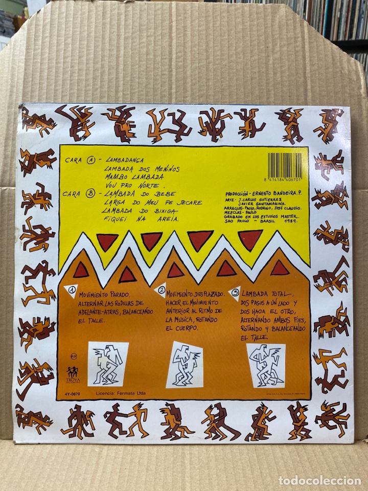 Discos de vinilo: LP LAMBADA, MISTURA TROPICAL - Foto 2