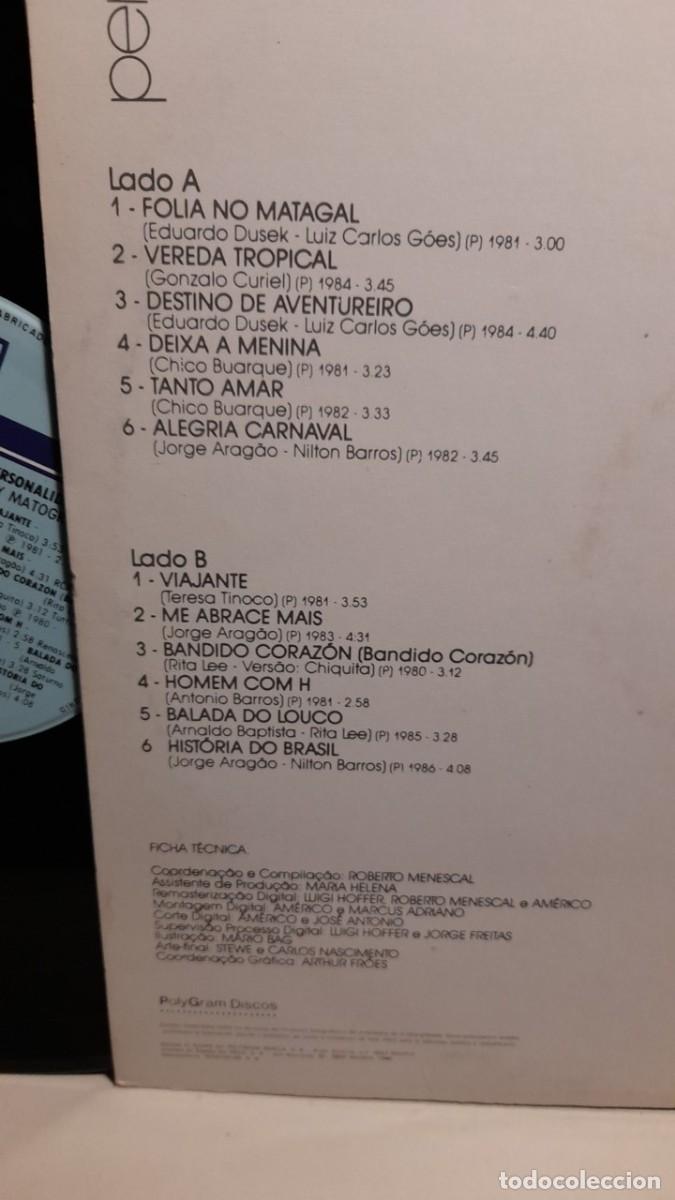 Discos de vinilo: LP NEY MATOGROSSO : PERSONALIDADE - Foto 3