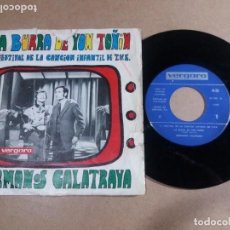Discos de vinilo: HERMANOS CALATRAVA / LA BURRA DE YON TOÑIN / SINGLE 7 PULGADAS