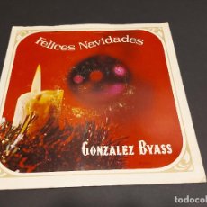 Discos de vinilo: GONZALEZ BYASS / FELICES NAVIDADES / EP-33 R.P.M. PROMO 1969 / SOLO UNA CARA / MBC. ***/***. Lote 390082874