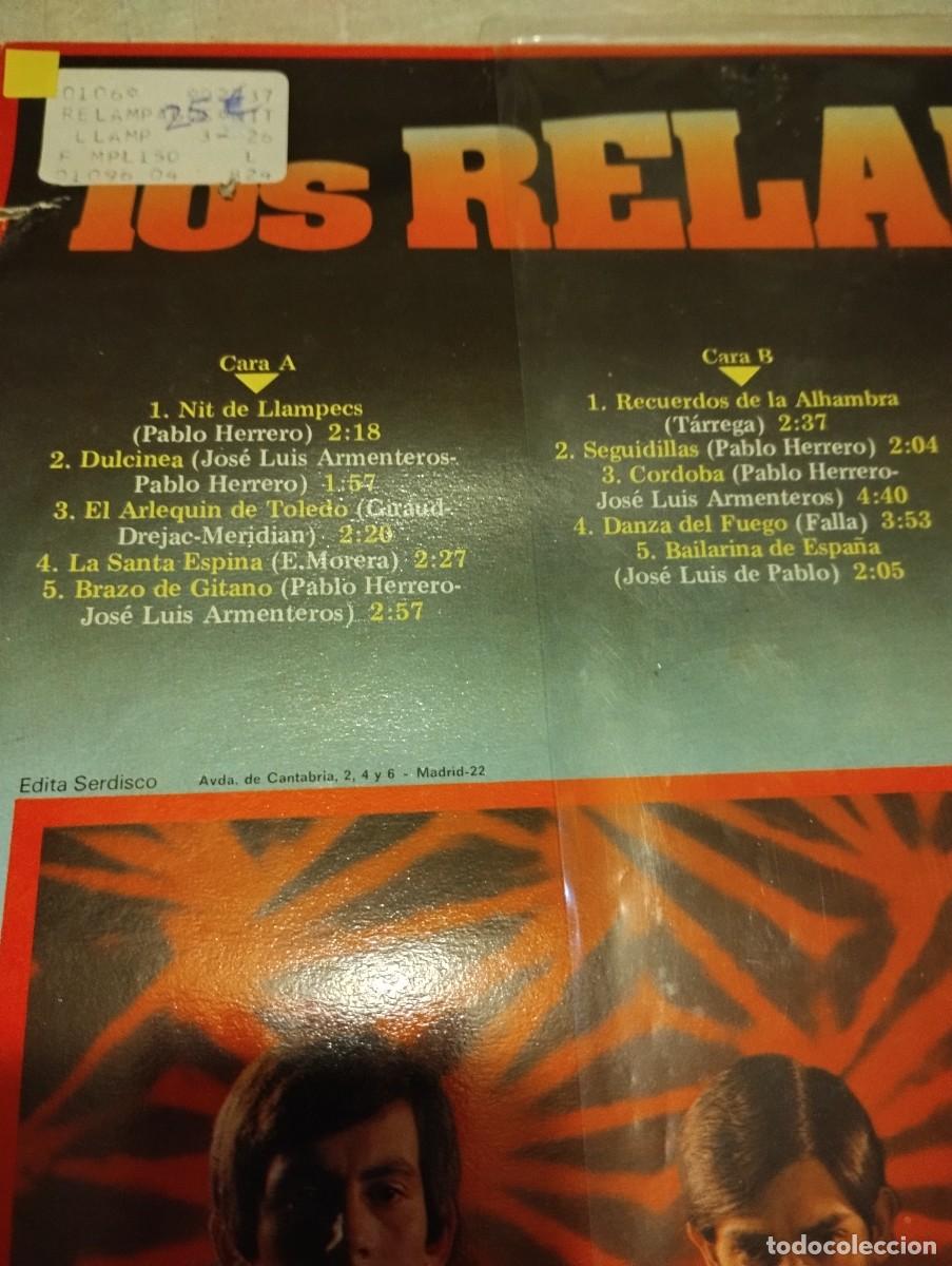 Discos de vinilo: Los Rel&aacute;mpagos Doble LP 20 &Eacute;xitos Ep.1981 - Foto 2