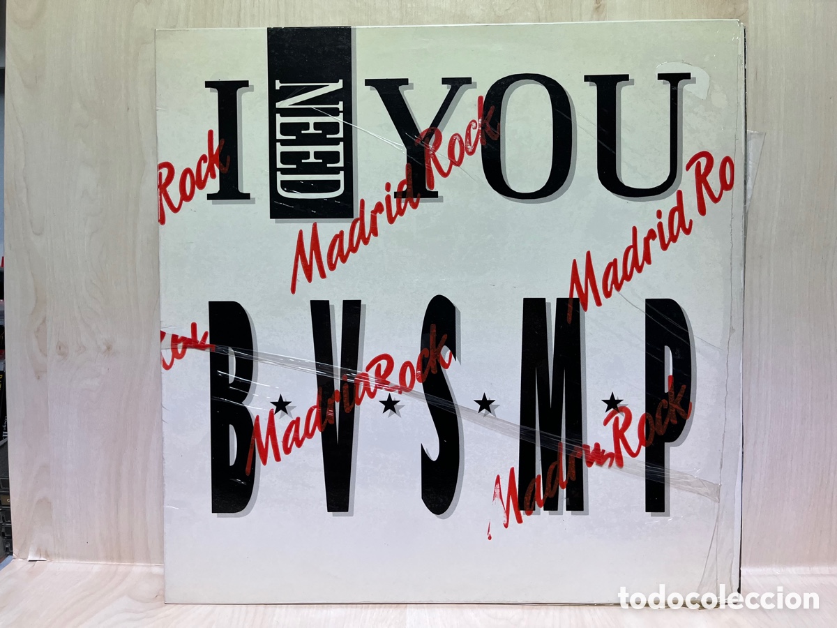 Discos de vinilo: B.V.S.M.P. - I Need You (12&rdquo;) - Foto 1