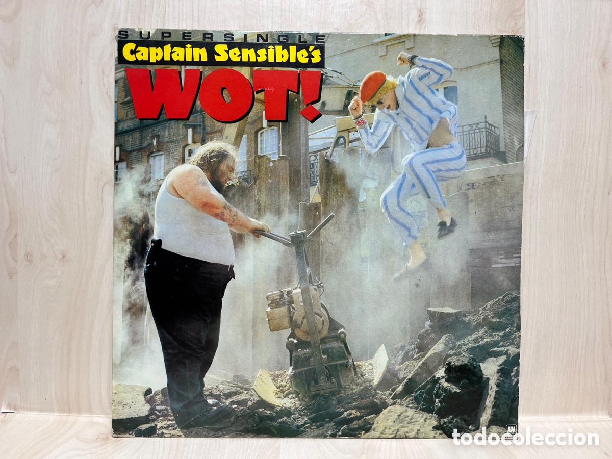 Discos de vinilo: Captain Sensible - Wot! (12&rdquo;, Maxi) - Foto 1