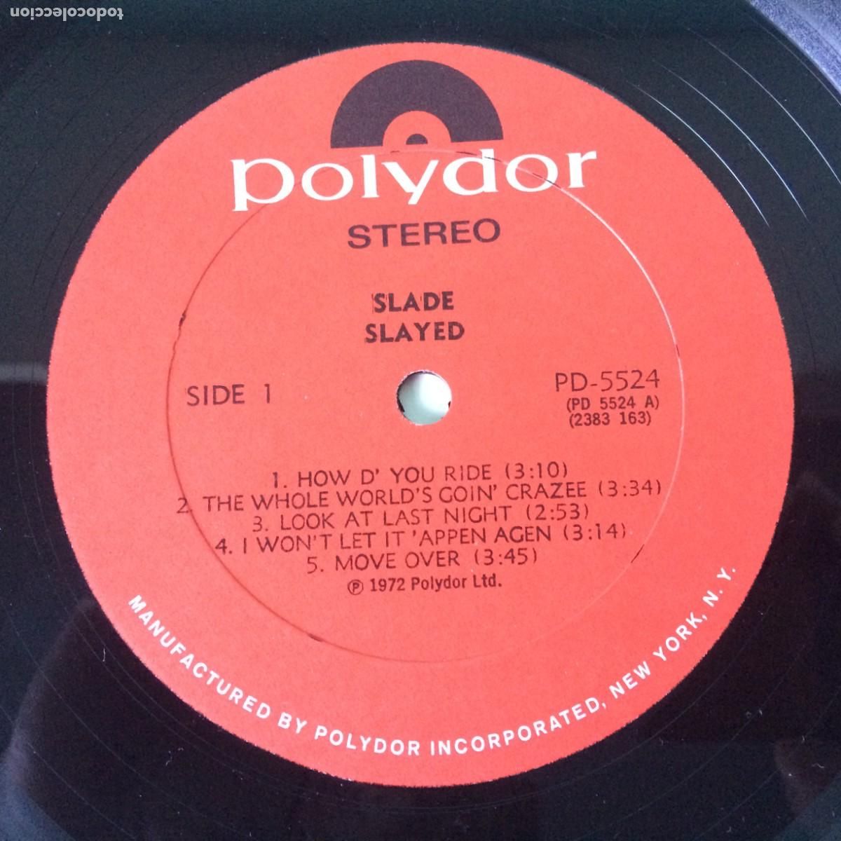 Discos de vinilo: Slade &ndash; Slayed? , USA 1972 Polydor* - Foto 3