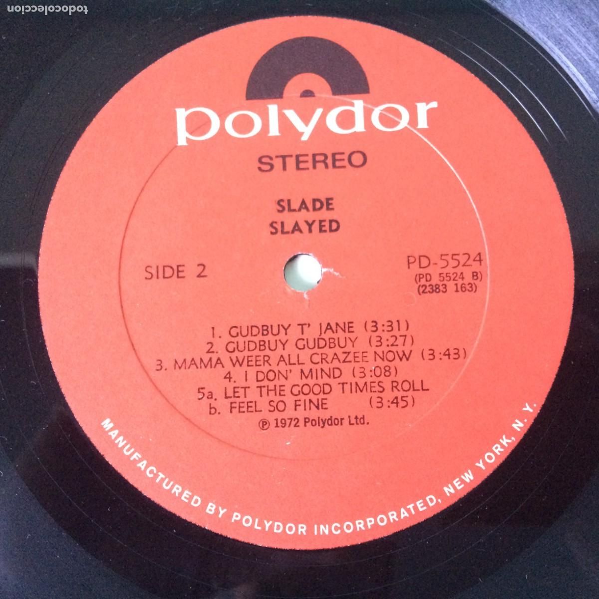 Discos de vinilo: Slade &ndash; Slayed? , USA 1972 Polydor* - Foto 4
