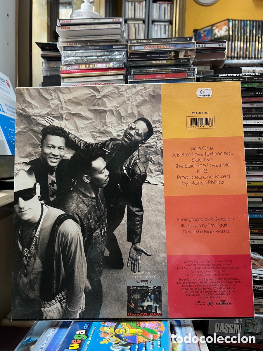 Discos de vinilo: London beat A better love - Foto 2