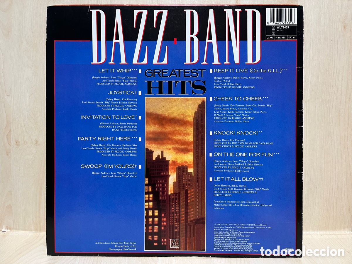 Discos de vinilo: Dazz Band - Greatest Hits (LP, Comp) - Foto 2