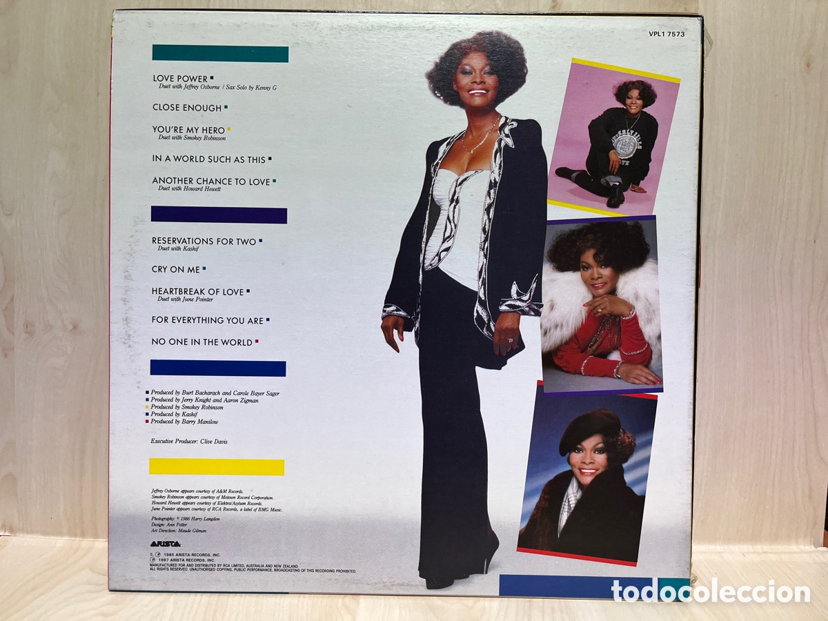 Discos de vinilo: Dionne Warwick - Reservations For Two (LP, Album) - Foto 2