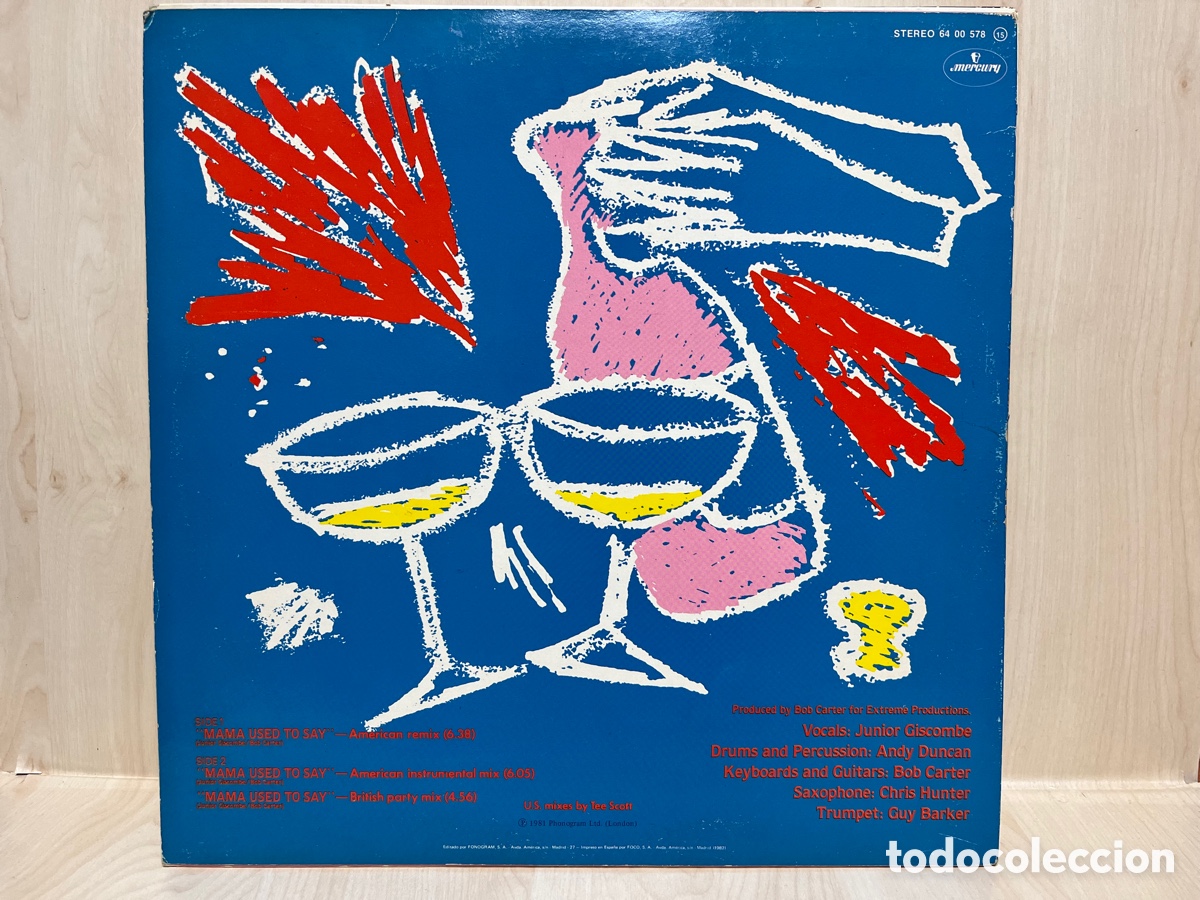 Discos de vinilo: Junior - Mama Used To Say (12&rdquo;) - Foto 2