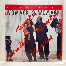 Discos de vinilo: WOMACK & WOMACK - TEARDROPS (12”, MAXI). Lote 390093459