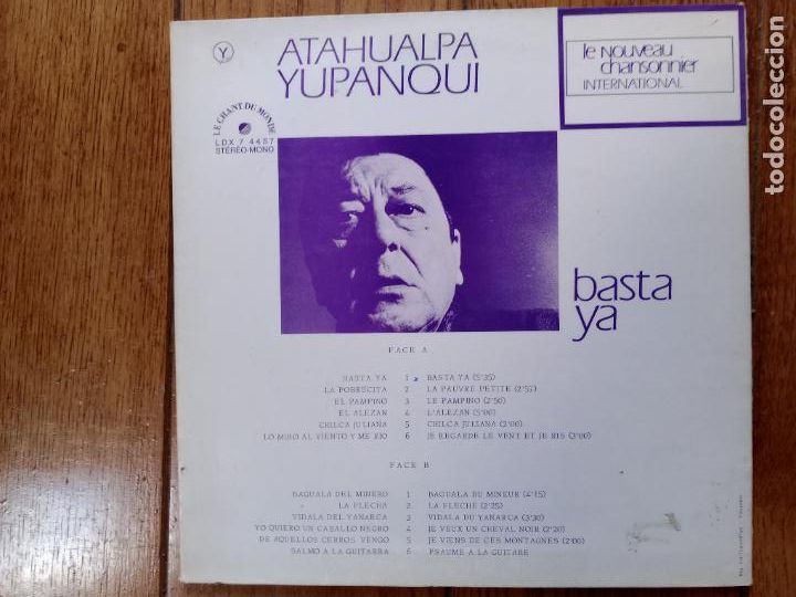 Discos de vinilo: Atahualpa Yupanqui - basta ya - Foto 6