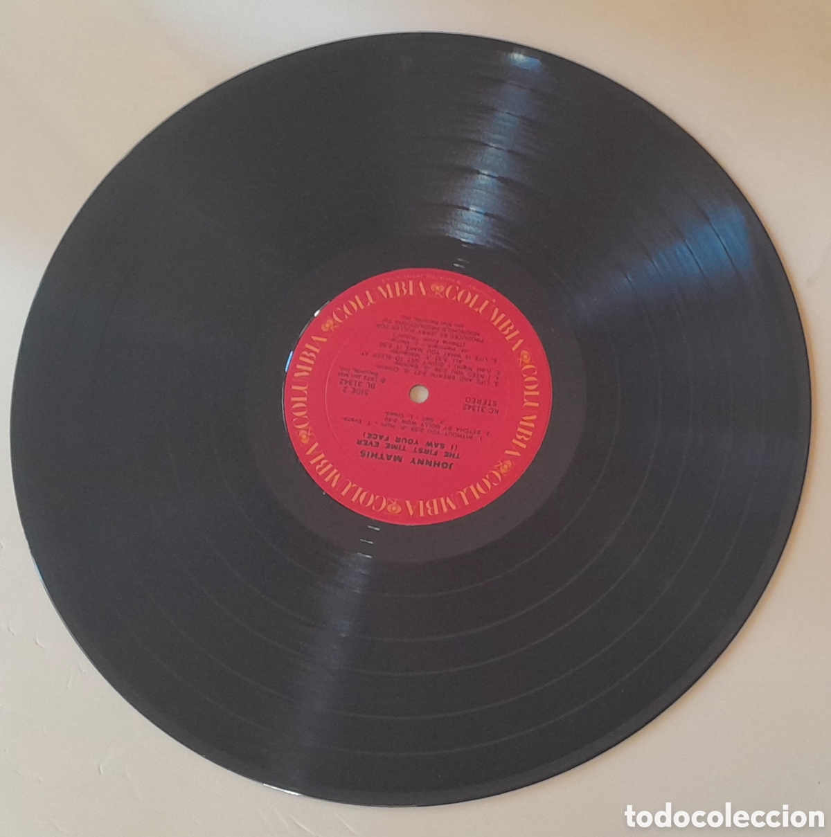 Discos de vinilo: JOHNNY MATHIS - THE FIRST TIME EVER (I SAW YOUR FACE) - Foto 3