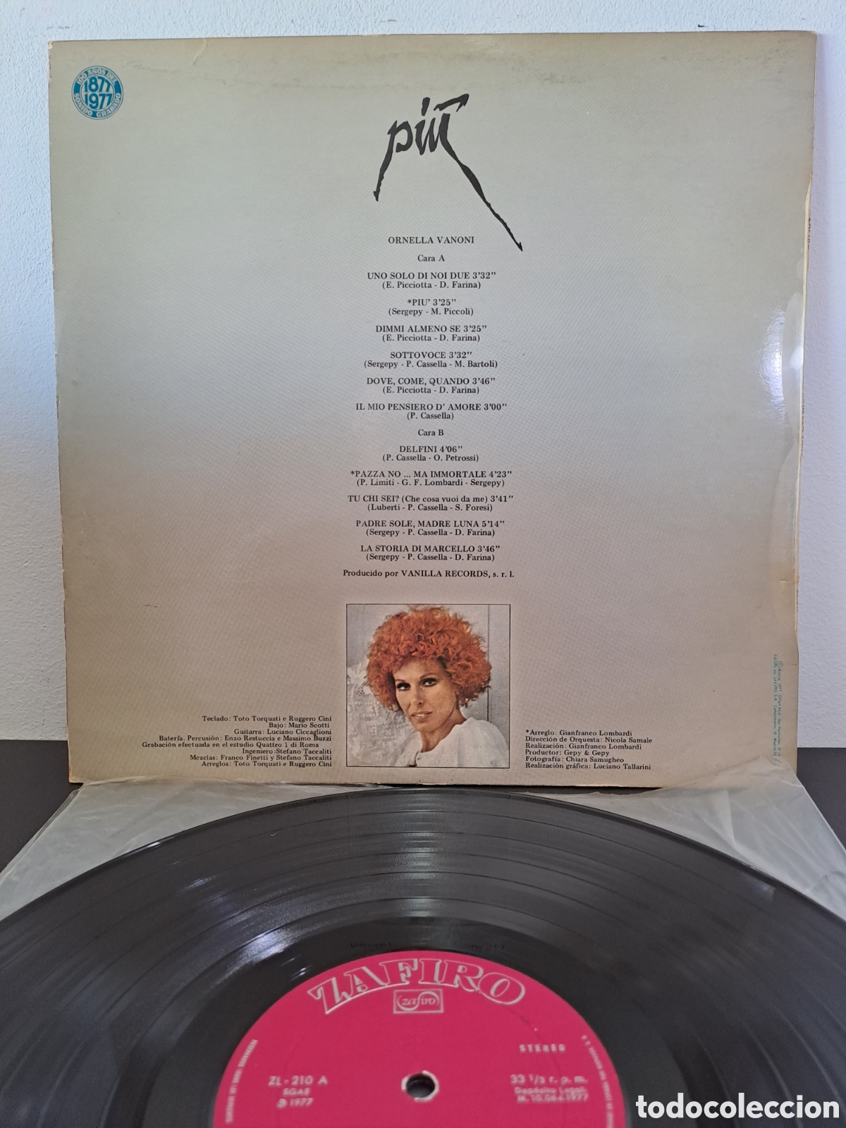 Discos de vinilo: **Ornella Vanoni&nbsp;&ndash;&nbsp;Pi&ugrave;. B.2 - Foto 2