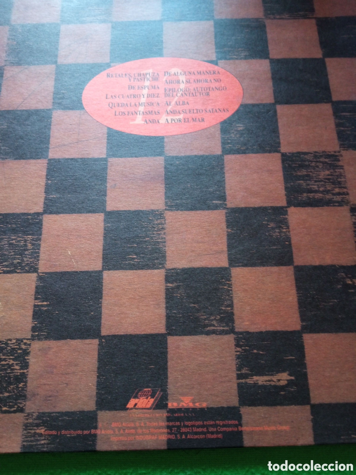 Discos de vinilo: Luis Eduardo Aute - Grandes &eacute;xitos - Foto 2