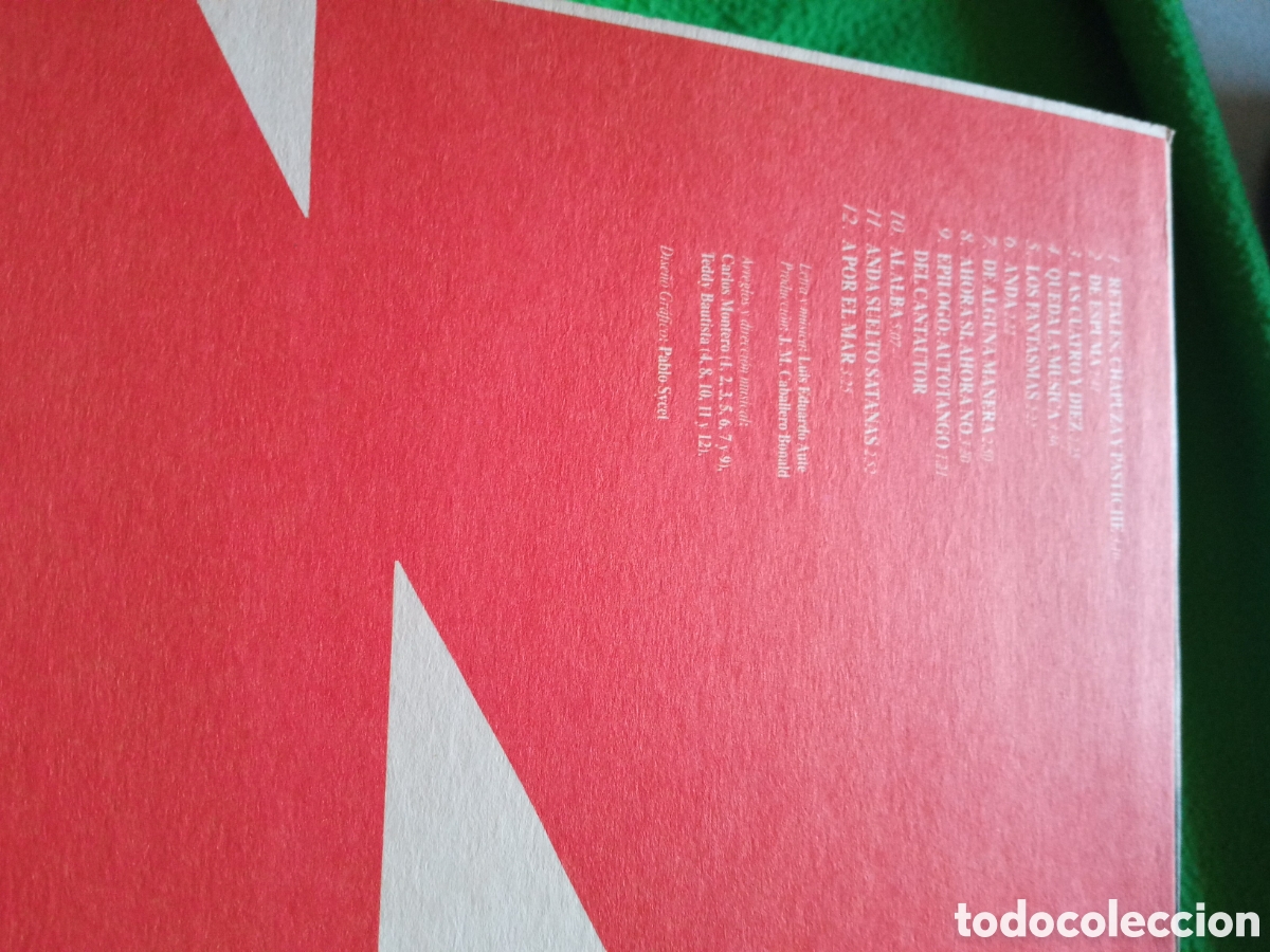 Discos de vinilo: Luis Eduardo Aute - Grandes &eacute;xitos - Foto 3