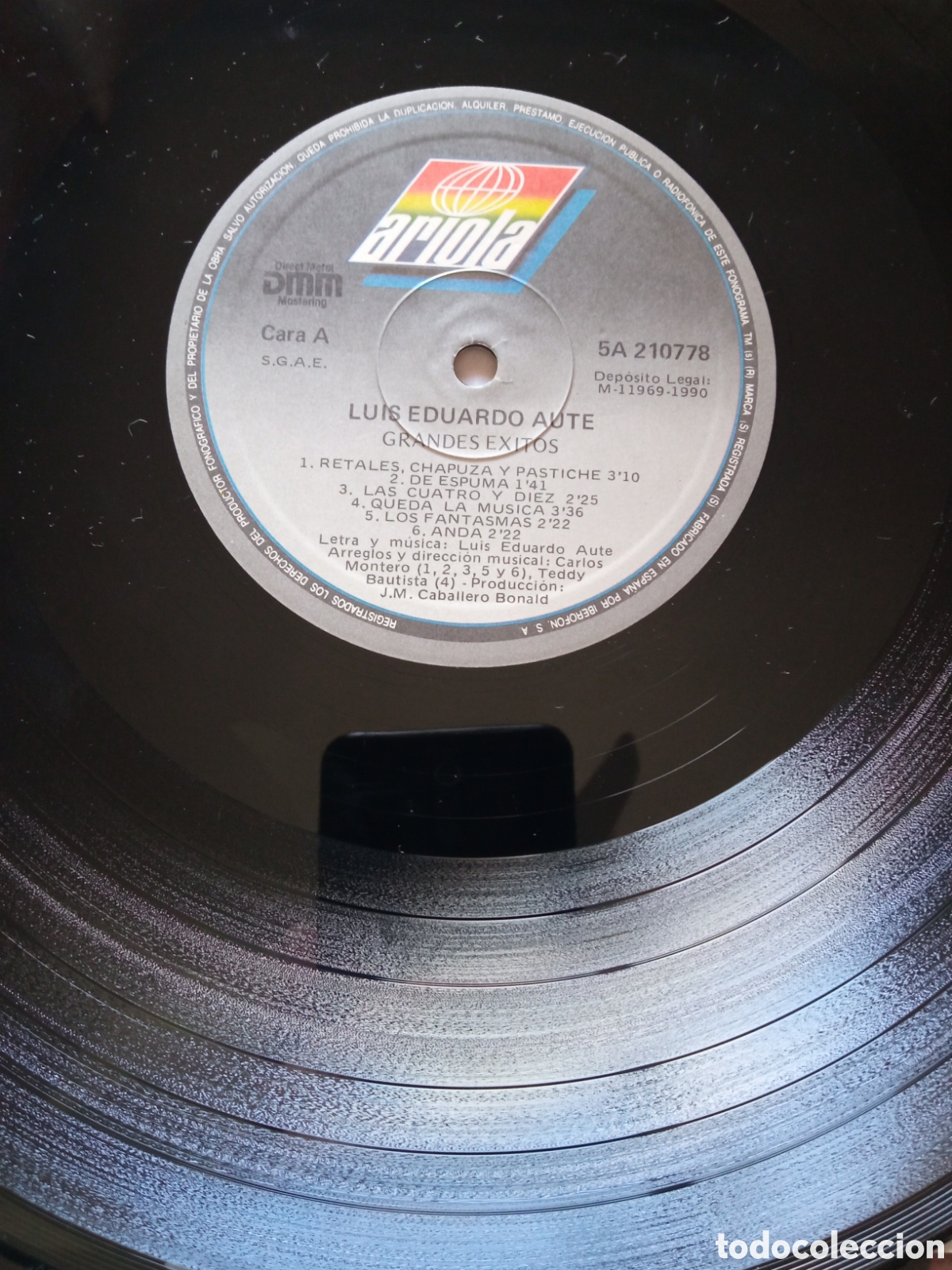 Discos de vinilo: Luis Eduardo Aute - Grandes &eacute;xitos - Foto 4