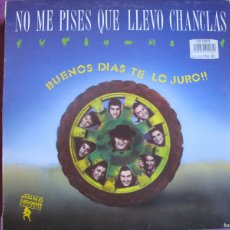 Discos de vinilo: LP - NO ME PISES QUE LLEVO CHANCLAS - BUENOS DIAS TE LO JURO (SPAIN, MANO NEGRA RECORDS 1990). Lote 390127899