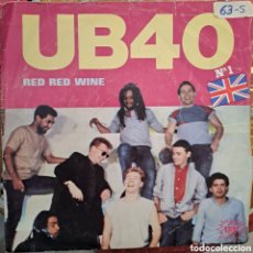 Discos de vinilo: **UB40 – RED RED WINE. Lote 390131229