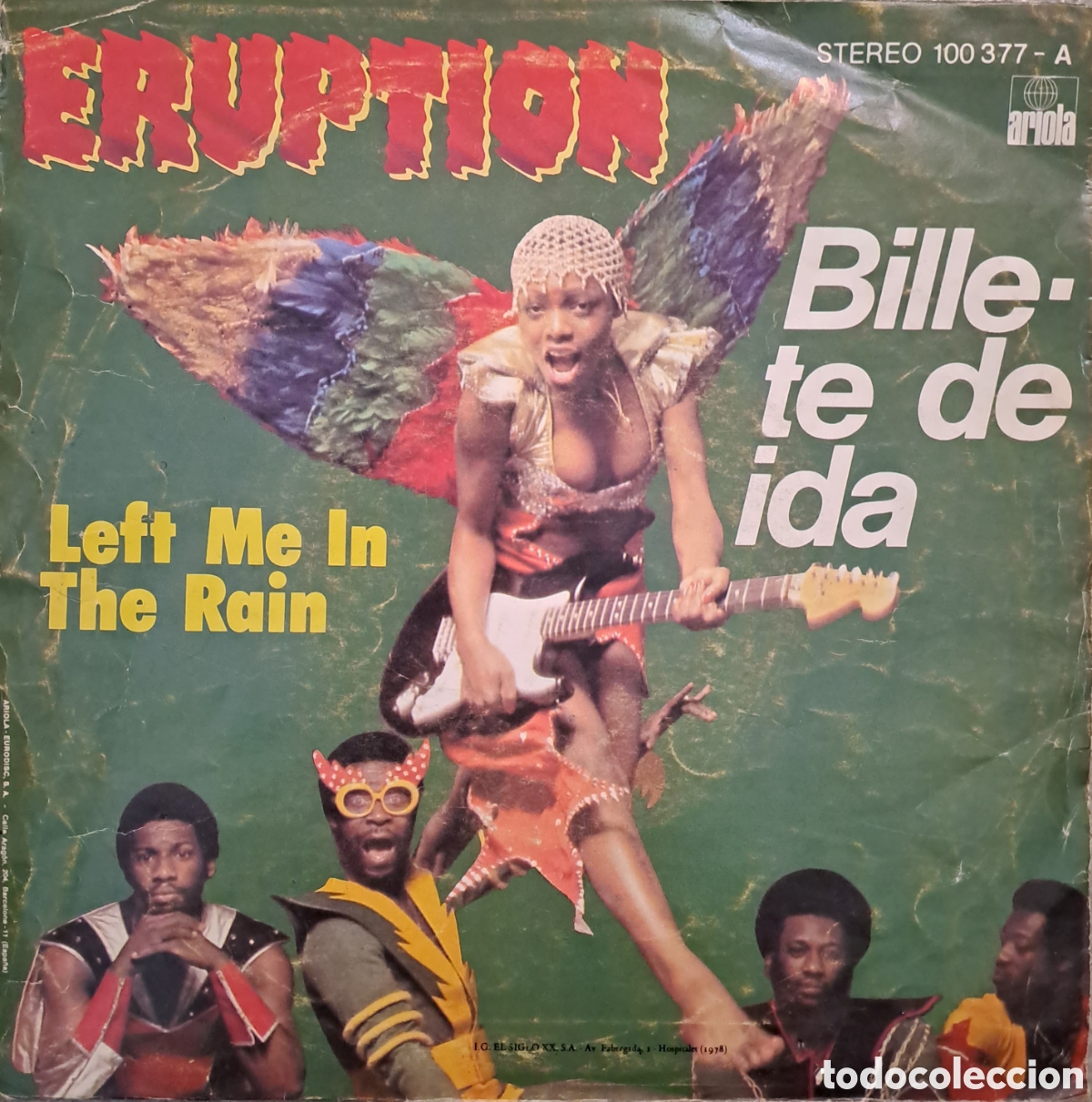 Discos de vinilo: **Eruption (4)&nbsp;&ndash;&nbsp;Billete De Ida. LCS.1o casa - Foto 2
