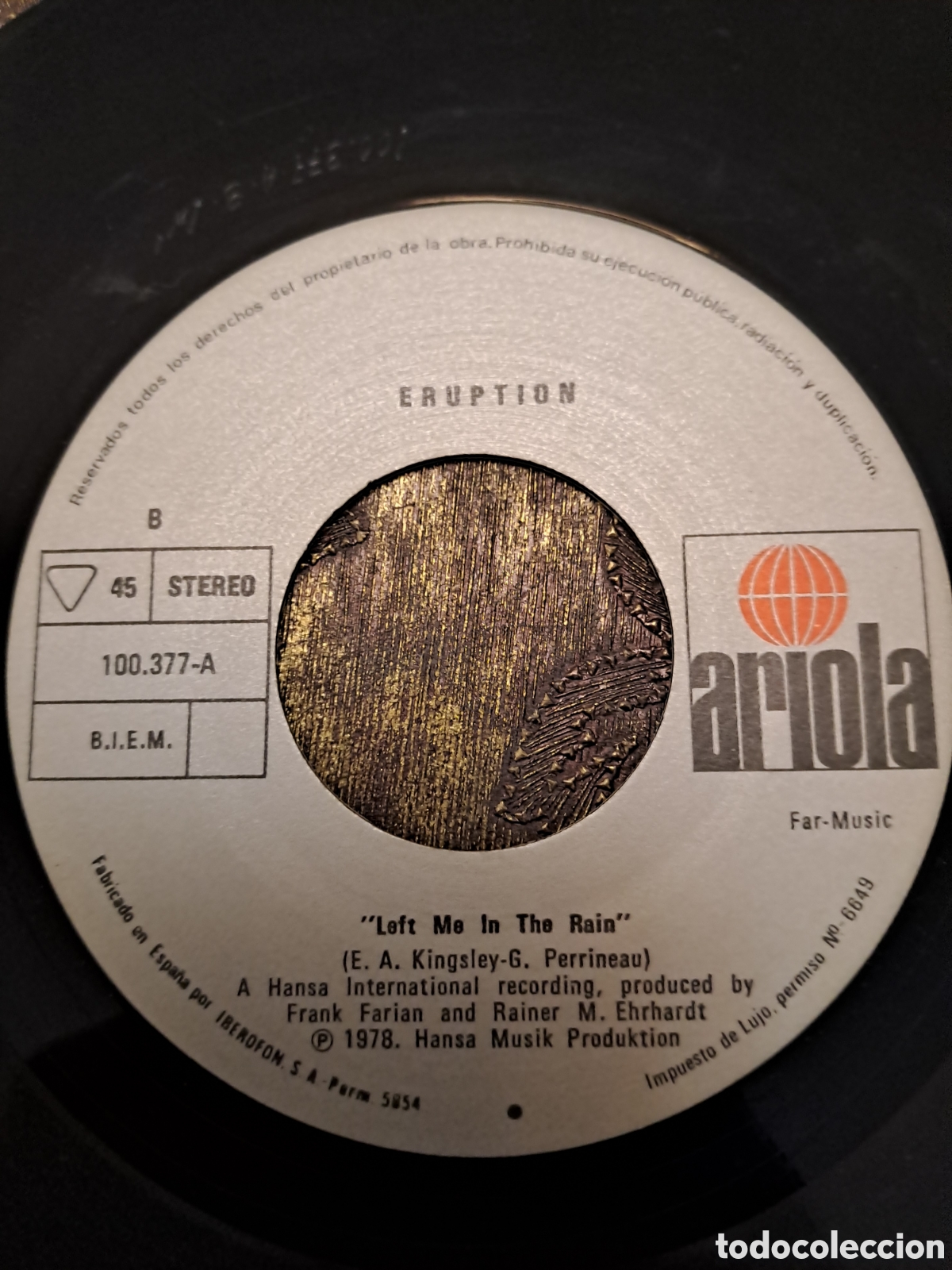 Discos de vinilo: **Eruption (4)&nbsp;&ndash;&nbsp;Billete De Ida. LCS.1o casa - Foto 4