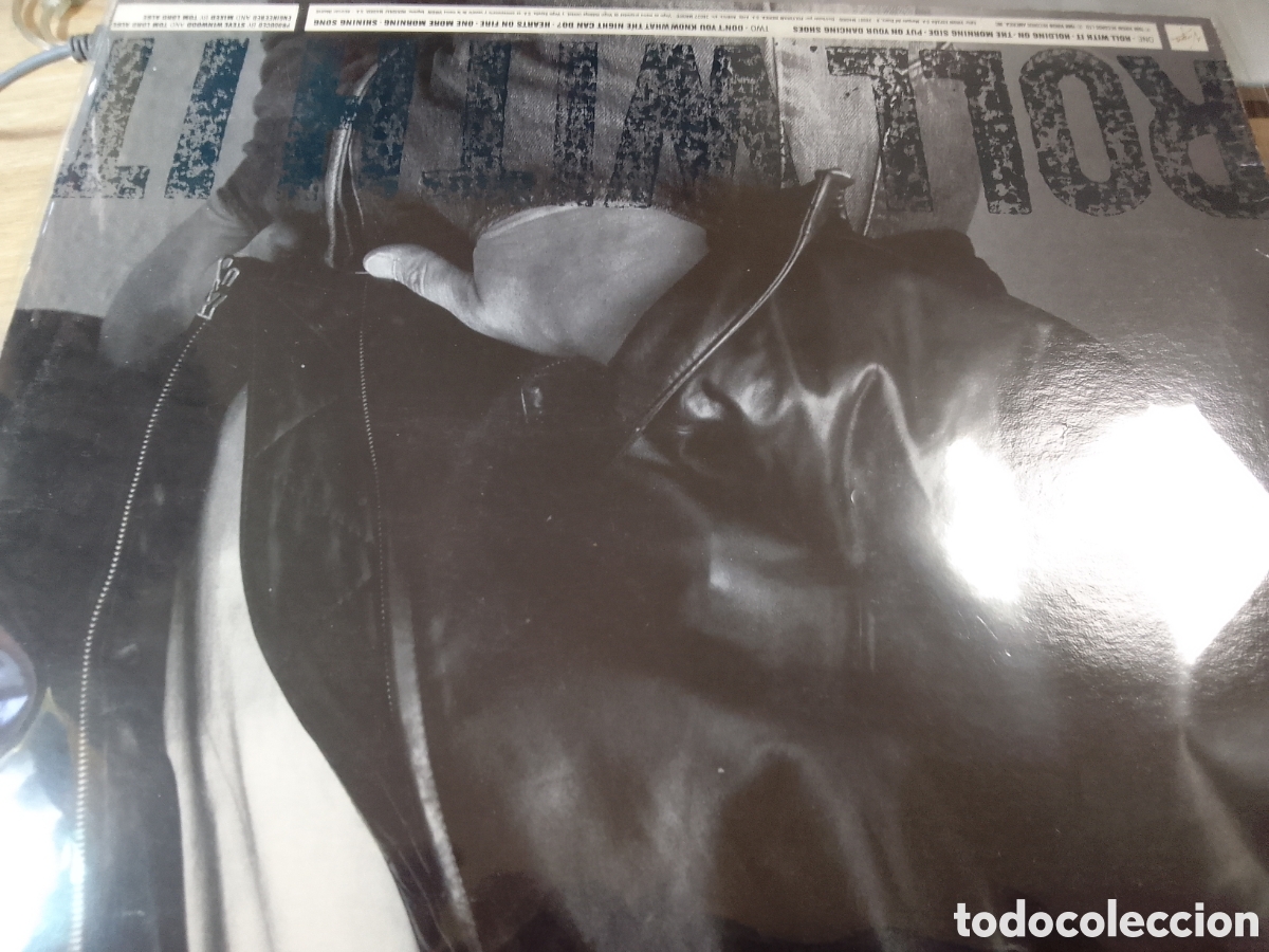 Discos de vinilo: STEVE WINWOOD ROLL WITH IT COMPONENTE DE TRAFFIC - Foto 2