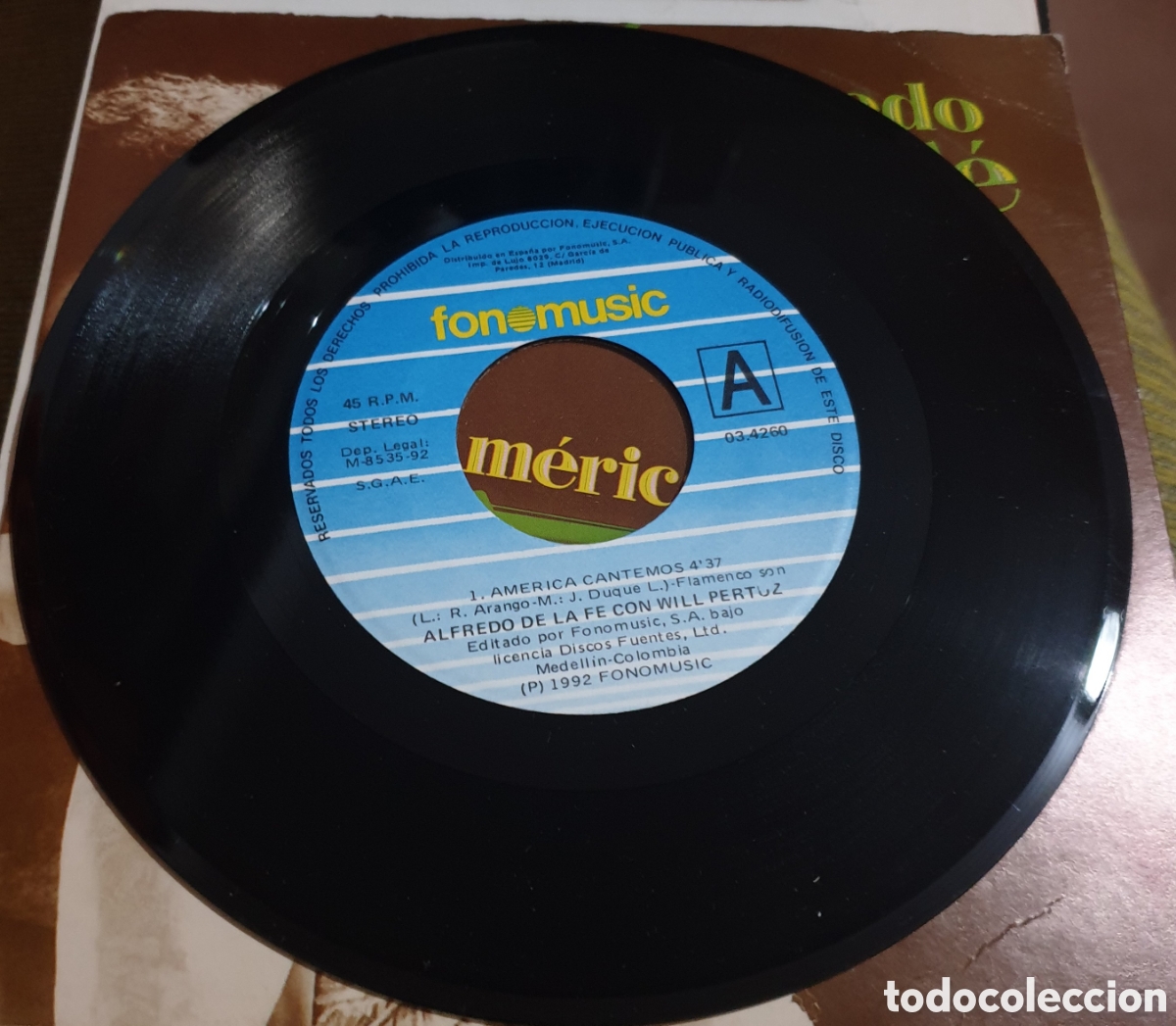 Discos de vinilo: Alfredo de la Fe - America cantemos - Foto 2