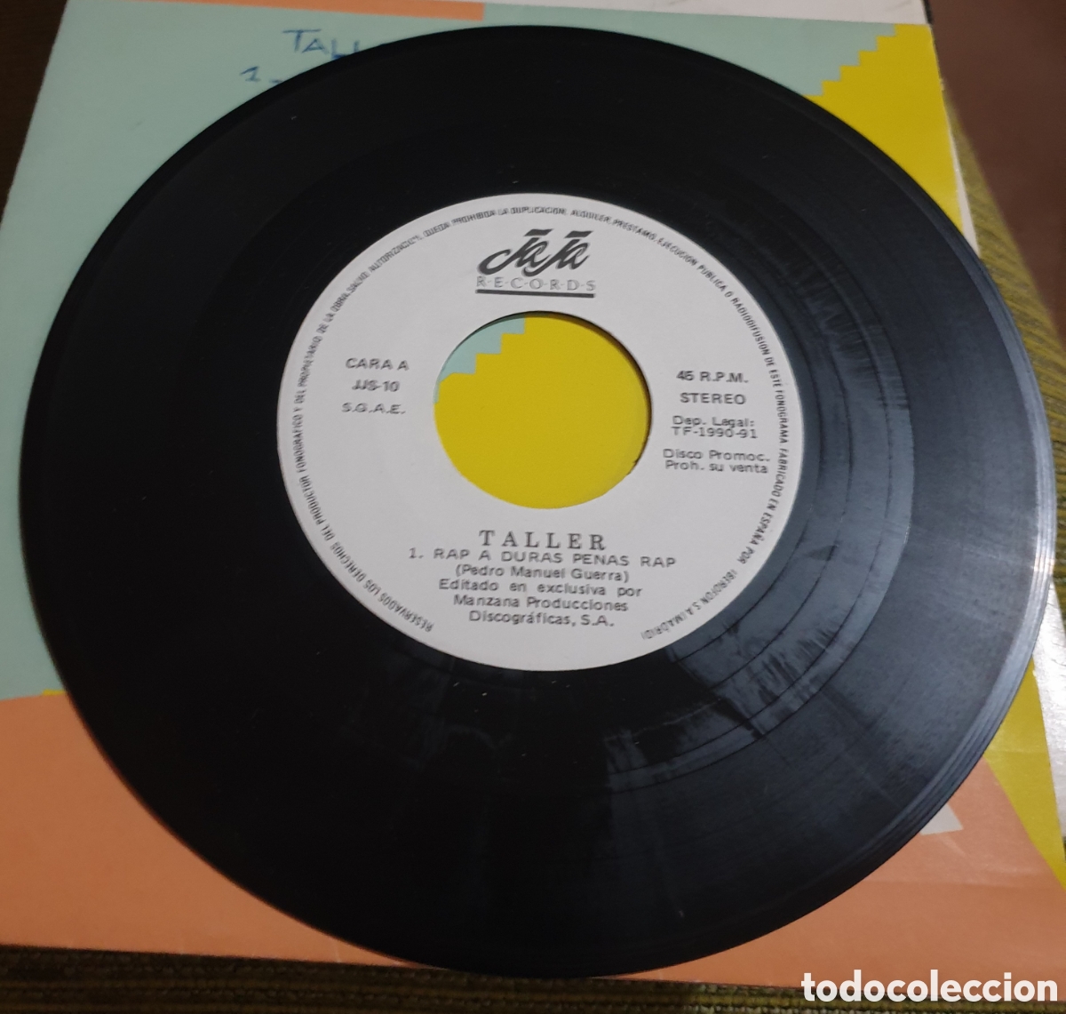 Discos de vinilo: Taller - Rap a duras penas. Promocional - Foto 1