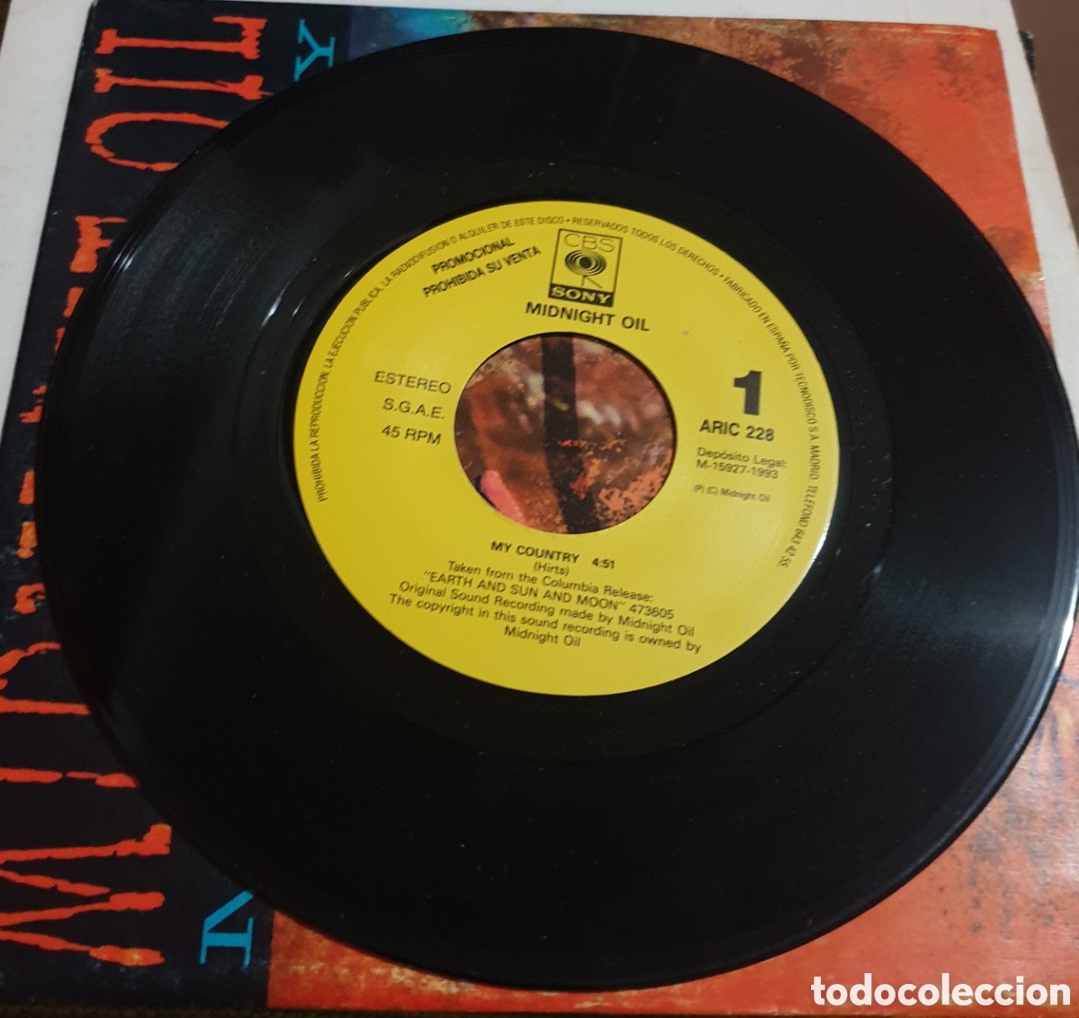 Discos de vinilo: Midnight o&iacute;l - my country - Foto 2